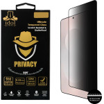 Idol 1991 Tempered Glass Samsung S25 Edge 5G 6.66'' 9H 0.20mm Privacy Antispy Semi Curved Full Glue Ultra Thin BLACK