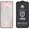 Idol 1991 Tempered Glass Samsung S25 Edge 5G 6.66'' 9H 0.20mm Titanium Semi Curved Full Glue Ultra Thin BLACK