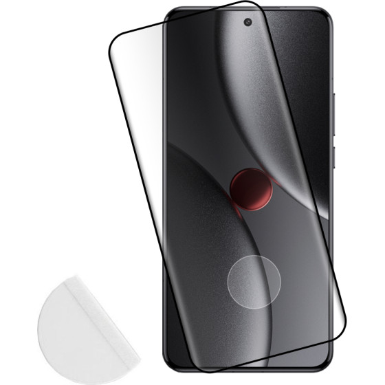 Idol 1991 Tempered Glass Xiaomi 15 Ultra 5G 6.73'' 9H 0.30mm 3D Full Glue Semi Curved Finger Unlock Black + Squeezy CARD