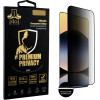 Idol 1991 Tempered Glass Xiaomi Redmi Note 14 5G 6.67'' 9H 0.25mm Premium Privacy Antispy Semi Curved Full Glue BLACK