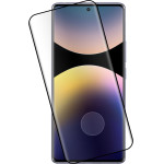 Idol 1991 Tempered Glass Xiaomi Redmi Note 14 Pro 4G 6.67'' 9H 0.30mm 3D Edge Glue Semi Curved Finger Unlock BLACK