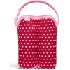 Built Bottle Buddy Two Bottle Tote With Holder (Baby Pink Mini Dots) - (BBY-BBD2-BMD)