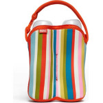 Built Bottle Buddy Two Bottle Tote With Holder (Baby Pink Stripe) - (BBY-BBD2-BPS)