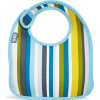 Built Mess Mate Set Of 2 Baby Bib (Baby Blue Stripe) - (BBY-MMBB-BYS)