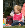 Built Mess Mate Set Of 2 Baby Bib (Baby Pink Mini Dots) - (BBY-MMBB-BMD)