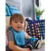 Built Mess Mate Set Of 2 Baby Bib (Dribble Dots Blue) - (BBY-MMBB-DRB)