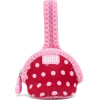 Built Paci Finder Single Pacifier Holder (Baby Pink Mini Dots) - (BBY-PCF1-BMD)