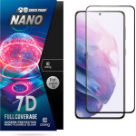 Crong 7D Nano Flexible Glass - Full Coverage Hybrid Screen Protector 9H Samsung Galaxy S21 - (CRG-7DNANO-SGA21)