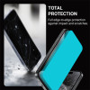Crong Anti-Bacterial 3D Armour Glass - 9H Full Glue Tempered Glass For Iphone 16 Plus / Iphone 15 Plus + Installation Frame - (CRG-AB3DAG-IP15PL)
