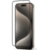 Crong Anti-Bacterial 3D Armour Glass - 9H Full Screen Tempered Glass For Iphone 15 Pro Max + Installation Frame - (CRG-AB3DAG-IP15PM)