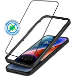 Crong Anti-Bacterial 3D Armour Glass - 9H Tempered Glass For The Entire Screen Of The Iphone 14 Pro + Installation Frame - (CRG-AB3DAG-IP14P)
