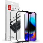 Crong Anti-Bacterial 3D Armour Glass - Tempered Glass 9H For The Entire Screen Iphone 16 Pro Max + Installation Frame - (CRGAB3DAGIP1669PM)