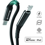Crong Armor Link - USB-C To Lightning Mfi Braided Cable 150cm (black) - (CRG-AL15USCL-BLK)