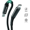 Crong Armor Link - USB-C To USB-C 60W Braided Cable Power Delivery Fast Charging 150cm (black) - (CRG-AL15USCC-BLK)