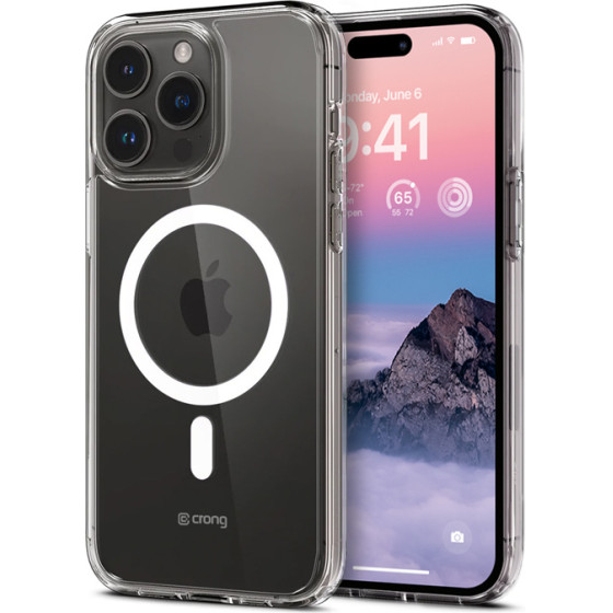 Crong Clear Mag Cover Magnetic Case For Iphone 14 Pro Max (Clear) - (CRG-CLRM-IP1467P-TRS)
