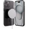 Crong Clear Mag Pro - Case Iphone 15 Magsafe (black) - (CRGCLRMPIP1561BLK)