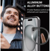 Crong Clear Mag Pro - Case Iphone 15 Magsafe (black) - (CRGCLRMPIP1561BLK)