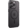 Crong Clear Mag Pro - Case Iphone 15 Pro Magsafe (black) - (CRGCLRMPIP1561PBLK)