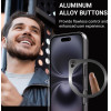 Crong Clear Mag Pro - Case Iphone 16 Magsafe (black) - (CRGCLRMPIP1661BLK)