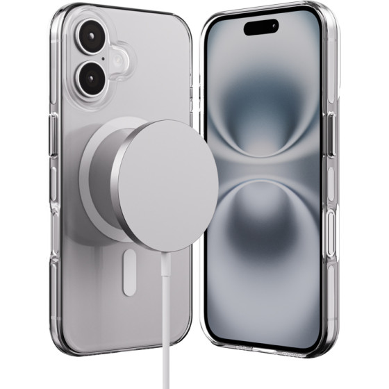 Crong Clear Mag Pro - Case Iphone 16 Magsafe (clear) - (CRGCLRMPIP1661WHT)