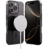 Crong Clear Mag Pro - Case Iphone 16 Pro Magsafe (black) - (CRGCLRMPIP1663PBLK)