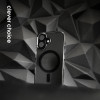 Crong Clear Mag Pro - Case Iphone 16 Pro Magsafe (black) - (CRGCLRMPIP1663PBLK)