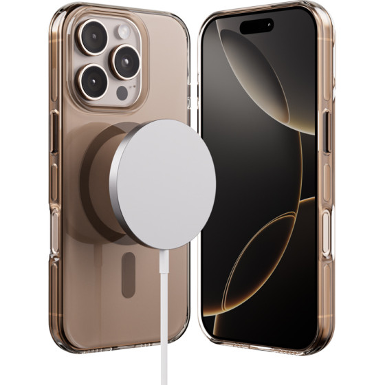 Crong Clear Mag Pro - Case Iphone 16 Pro Magsafe (desert) - (CRGCLRMPIP1663PBRW)