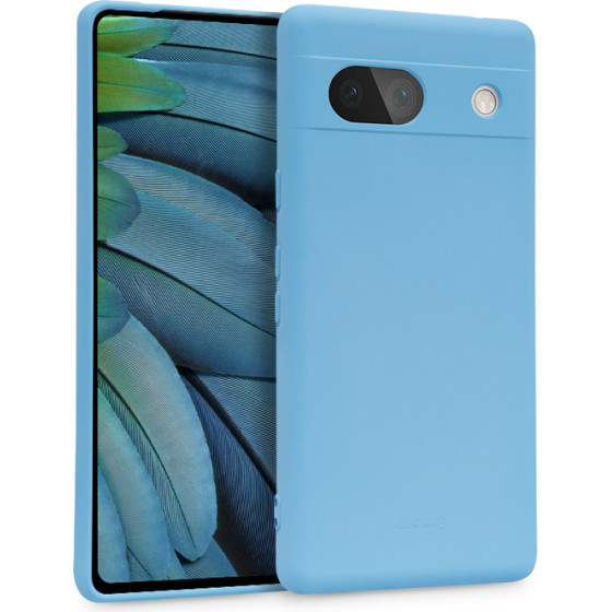 Crong Color Cover - Case For Google Pixel 7A (Blue) - (CRG-COLR-GPX7A-LBLU)