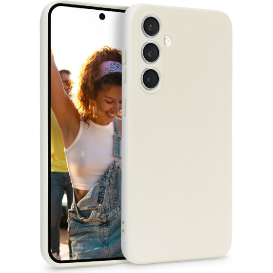 Crong Color Cover - Case For Samsung Galaxy S23 Fe (beige) - (CRG-COLR-SGS23FE-CRM)