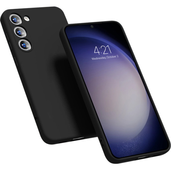 Crong Color Cover - Case For Samsung Galaxy S23+ (Black) - (CRG-COLR-SGS23P-BLK)