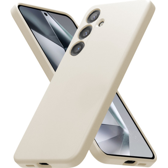 Crong Color Cover - Case For Samsung Galaxy S24 (Beige) - (CRGCOLRSGS24CRM)