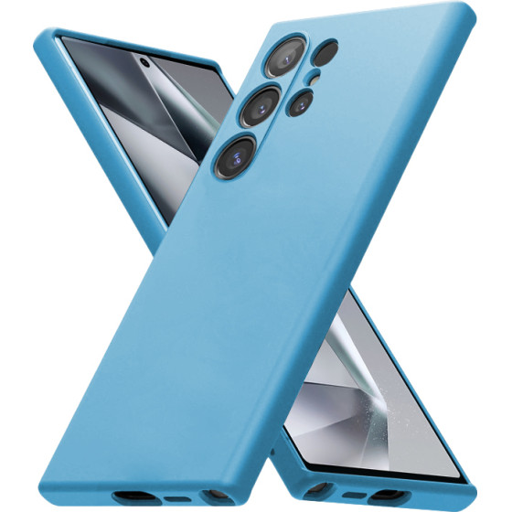 Crong Color Cover - Case For Samsung Galaxy S24 Ultra (Blue) - (CRGCOLRSGS24ULBLU)