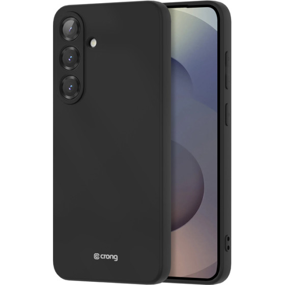 Crong Color Cover - Case For Samsung Galaxy S25+ (Black) - (CRGCOLRSGS25PBLK)