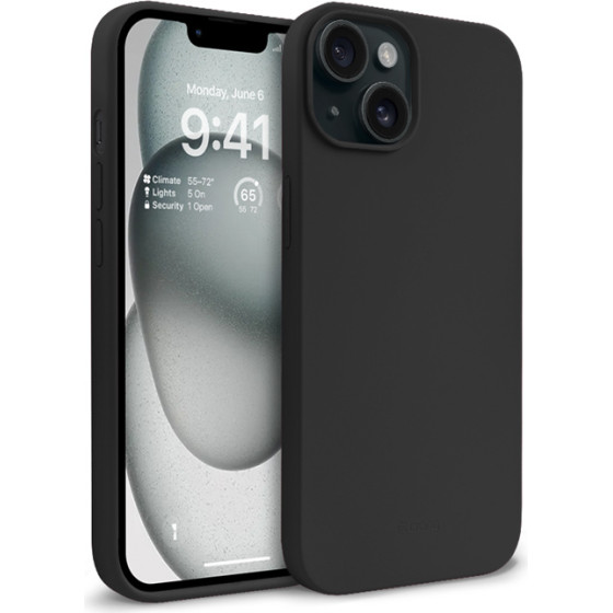 Crong Color Cover - Case Iphone 15 (black) - (CRGCOLRIP1561BLK)