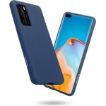 Crong Color Cover - Flexible Case For Huawei P40 (Blue) - (CRG-COLR-HP40-BLUE)