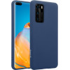 Crong Color Cover - Flexible Case For Huawei P40 (Blue) - (CRG-COLR-HP40-BLUE)