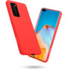 Crong Color Cover - Flexible Case For Huawei P40 (Red) - (CRG-COLR-HP40-RED)