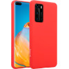 Crong Color Cover - Flexible Case For Huawei P40 (Red) - (CRG-COLR-HP40-RED)