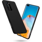 Crong Color Cover - Flexible Case For Huawei P40 Pro (Black) - (CRG-COLR-HP40P-BLK)