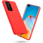 Crong Color Cover - Flexible Case For Huawei P40 Pro (Red) - (CRG-COLR-HP40P-RED)