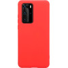 Crong Color Cover - Flexible Case For Huawei P40 Pro (Red) - (CRG-COLR-HP40P-RED)