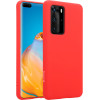 Crong Color Cover - Flexible Case For Huawei P40 Pro (Red) - (CRG-COLR-HP40P-RED)