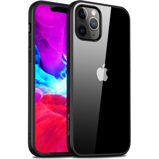 Crong Color Cover - Flexible Case For Iphone 12 Pro Max (Blue) - (CRG-CLRC-IP1267-BLK)