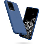 Crong Color Cover - Flexible Case For Samsung Galaxy S20 Ultra (Blue) - (CRG-COLR-SGS20U-BLUE)