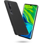 Crong Color Cover - Flexible Case For Xiaomi Mi Note 10 / Mi Note 10 Pro (Black) - (CRG-COLR-XMIN10-BLK)