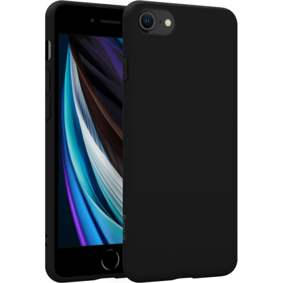 Crong Color Cover - Flexible Cover For Iphone 8/7 (Black) - (CRG-COLR-IP8-BLK)