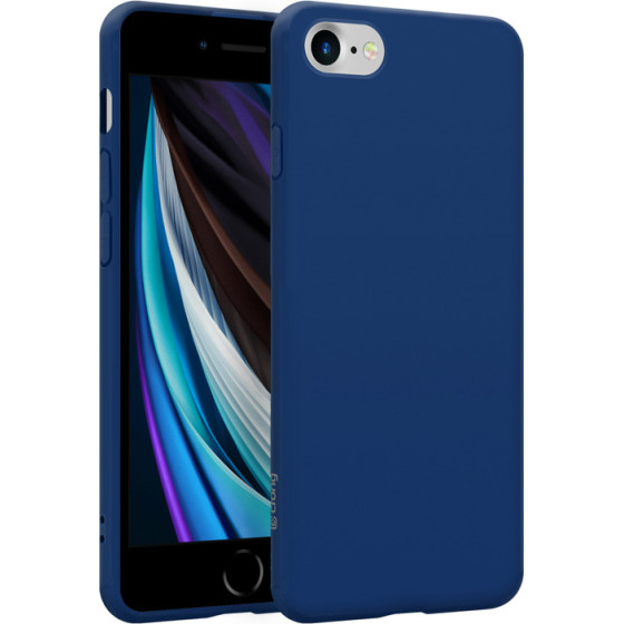 Crong Color Cover - Flexible Cover For Iphone 8/7 (Blue) - (CRG-COLR-IP8-BLUE)
