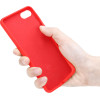 Crong Color Cover - Flexible Cover For Iphone 8/7 (Red) - (CRG-COLR-IP8-RED)
