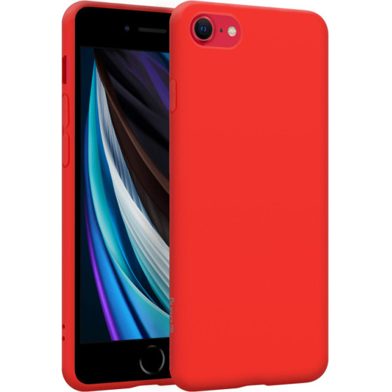 Crong Color Cover - Flexible Cover For Iphone 8/7 (Red) - (CRG-COLR-IP8-RED)