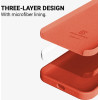 Crong Color Cover Liquid Silicone Case For Iphone 13 Pro (Coral Red) - (CRG-COLR-IP1361P-COR)